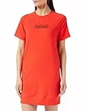 Calvin Klein S/S Camicia da Notte Parte Superiore del Pigiama, Tuscan Terra Cotta, S Donna