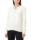 United Colors of Benetton Maglione cardigan 1002D5485 Donna, Bianco 000, S