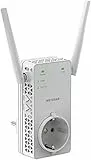 Netgear EX6130 Ripetitore WiFi AC1200, Velocità Passthrough, Range Extender Universale, Presa Passante, Access Point, Antenne Esterne