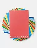 Pigna Monocromo, Quaderno Formato A4, Rigatura 4M, Quadretti 4 mm per 4° e 5° Elementare Medie e Superiori, Carta 80G/Mq, Pacco da 10 Pezzi, 02298874M