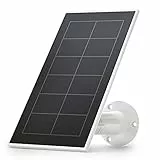 Arlo Pannello Solare per Videocamere di sorveglianza Arlo Ultra, Ultra 2, Pro3, Pro 4 e Pro3 Floodlight, Ricarica continua da luce solare, Accessorio Originale Arlo, Bianco, VMA5600-10000S