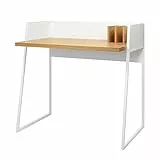 TemaHome Volga Scrivania, Legno, Bianco/Rovere, 90x60x16.8 cm