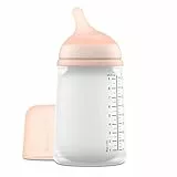 Suavinex Biberon Zero Zero Anti Colica, 270 ml - tettarella M flusso medio