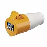 Draper 03715 110 V Site Socket 16A, 110 V, Giallo e Bianco, Taglia unica