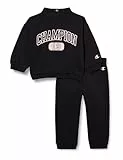 Champion Legacy American Classics TD - Bookstore Logo Ultralight Powerblend Fleece Crewneck Completo, Nero, 2 anni Bimba 0-24 FW23