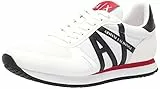 ARMANI EXCHANGE Scarpa da Corsa retrò con Logo Bianco