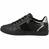Geox D Blomiee E, Scarpe da Ginnastica Donna, Nero, 39 EU