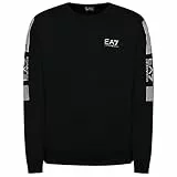 Emporio Armani Felpa Sweatshirt Uomo EA7 6KPM55 PJ9FZ (Nero, XL)