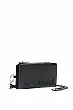 Desigual Mone_Half Logo Emma 2.0, Portafoglio Bifold da Donna, Black, 16