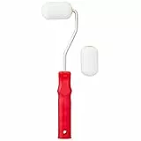 Mini archetto per rullo con 2 rulli colorati in schiuma, ciascuno da 5,5 cm x 3,5 cm (1 rullo + 2 rulli colorati)