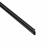 D-Line, Micro+ CableTraC de 1MCT2010B, Popular canaleta para cables, Solución organizadora de cables en negro, Versátil solución para la gestión de cables 20 mm,An.,10 mm,Al,1 m,L,Negro