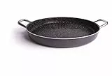 Excelsa Rock'N'Cook Padella Pastra Grill Antiaderente, Alluminio, Nero, 36 cm