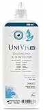 Univis Bio Soluzione Unica (Con Acido Ialuronico ed Aloe Vera) per Lenti a Contatto, Bianco, 250 Millilitri