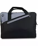 NGS GINGER BLACK14 - Valigietta per Ordinatore Portatile Laptop fino a 14'', Borsa per Computer con Scomparti e Tasca Esterna, Colore Nero e Antracite