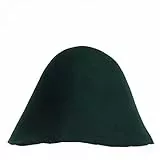 'Generic' Lana feltro corpo coni colori per modisteria cappello cappuccio, Verde bottiglia, Etichettalia unica