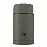 Esbit Contenitore termico classico, per alimenti, 1000 ml, in verde oliva, in acciaio inox, per alimenti caldi e freddi