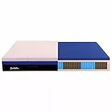 Baldiflex Materasso Matrimoniale a Molle e Memory Hybrid Super Bros, 3000 Molle - Misura 180x200 cm H25 cm