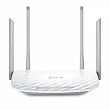 TP-Link Archer C50 AC1200Mbps Wi-Fi Router Dual Band, 867Mbps su 5 GHz e 300 Mbps su 2,4 GHz, 5 Porte Fast WAN/LAN, Parental Control, MU-MIMO, Beamforming, Ripetitori, Supporto IPTV, IPv6, WPS