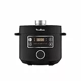 Moulinex CE7548 Turbo Cuisine Multicooker Veloce, 5 Litri, Pentola a Pressione Elettrica, Robot da Cucina Multifunzione con Tecnologia Spherical Bowl, 10 Programmi di Cottura Automatici e Ricettario