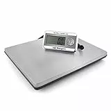 Orbegozo Pc 5500 - Bilancia da cucina industriale, capacità massima 200 kg, superficie in acciaio inox (39 x 31 cm), funzione tara, funziona a batteria e con adattatore di corrente