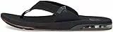Reef Fanning Low, Infradito Uomo, Nero (Black Bla), 42