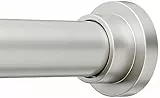 Amazon Basics - Bastone per tenda a pressione, per interni/esterni, regolabile, da 91,4 a 137 cm, finitura nichel