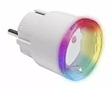 Shelly Plus Plug S - Presa Intelligente per Alexa, Google Home, Programmabile con Controllo Vocale, Misuratore di Corrente