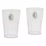 AC Milan Gil Product Set 2 Bicchieri, Cocktail