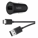 Belkin Boost Up Quick Charge Caricatore Auto Universale da 18 W, con Cavo USB-A a USB-C da 1.8 m Incluso, Ricarica Rapida, Compatibile con Samsung Galaxy S9/S9+/S8/S8+/Note 9