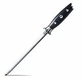 SHAN ZU Affilatura Acciaio per Coltelli Affilatura per Affilare i Coltelli in Acciaio Inossidabile Affilatore di Coltelli 20CM