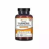 Curcuma ad Alto Dosaggio 1440mg | 120 Capsule di Curcumina con Piperina & Zenzero (scorta di 2 mesi) I Capsule di Curcuma, Piperina & Ginger Prodotte nel Regno Unito da Prowise Healthcare