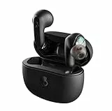 Skullcandy Rail Auricolari Wireless In-Ear con Skull-iQ e Microfono, 42 Ore di Autonomia, Connessione ad Alexa, Compatibili con iPhone, Android e Dispositivi Bluetooth - Nero