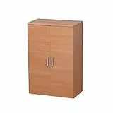 Iris Ohyama, Mobiletto, Scaffale, Armadio, Organizzatore di scarpe, 6 scomparti, Modulare, Contiene 18 paia, Ingresso, Camera da letto, Soggiorno, Ufficio - Shoe Cabinet SR-6035-Marrone chiaro