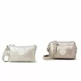 Kipling CREATIVITY XB, Pochette, Donna, Metallic Glow, Taglia unica ABANU, Borse a Tracolla, Donna, Argento (Metallic Glow), Taglia unica