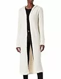 URBAN CLASSICS Cardigan Mantella per Donna, Giacca Lunga con Cappuccio dal Taglio Lungo, Maglia in Stile Piumato, Taglie XS-5XL