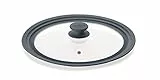 Tescoma Unicover Coperchio, Vetro/Silicone, Grigio, 28x30x32 cm