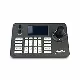 Zowietek Tastiera IP PTZ nuova generazione | Controllore di rete | Joystick 4D con POE | Schermo LCD da 5 pollici | Decodifica H.264 e H.265 | Compatibile con telecamera IP di sicurezza dome