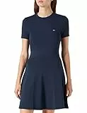 Tommy Jeans Dw0dw13607 Vestito Fit & Flare, Twilight Navy, XS Donna