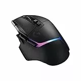 Logitech G G502 X PLUS Mouse Gaming Wireless LIGHTSPEED RGB - Mouse Ottico con Switch Ibridi LIGHTFORCE, LIGHTSYNC RGB, Sensore per Gaming HERO 25K, Compatibile con PC - macOS/Windows - Nero