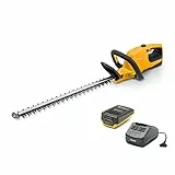 Stiga Tagliasiepi a Batteria HT 100 AE Kit, Lama a Doppia Azione da 55 cm, Spaziatura Denti 18 mm, Batteria ePower da 20 V (2 Ah), 150 W, Batteria e Caricatore Inclusi