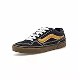 Vans Caldrone, Sneaker Uomo, Suede Gum Charcoal Yellow, 43 EU