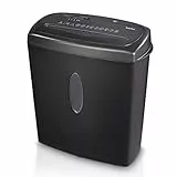 Hama - Distruggi documenti elettrico Home X12CD, taglio a croce, CD, carte di credito, 21 litri, nero
