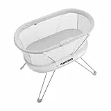 Fisher-Price Culletta Rilassante Intelligente - Culla Intelligente con Vibrazione - Controllo da App Gratuita - Luci e Suoni - Regalo per Neonati