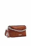 Desigual, BOLS_DEJAVU NAS Donna, marrone, Taglia unica