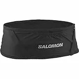 Salomon Pulse Belt Cintura Trail Running Escursionismo Sci Unisex, Fit avvolgente, Funzionalità, Versatilità, Nero, L