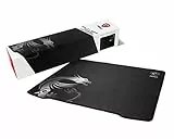 MSI Tappetino per mouse da gioco ultra liscio a basso attrito con superficie tessile in gomma naturale, extra morbido, confortevole al tatto, antiscivolo (AGILITY GD30)