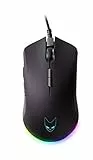 Oversteel RADIUM - Mouse da gaming RGB, 7 pulsanti programmabili, 10000 DPI