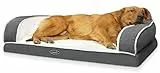 Pecute Divano Letto per Animali Domestici, Divanetto Relax per Cani, Cuccia Cane Gatto, Cuscino Cane di Un Intero Memory Foam a Forma di Uovo (XL 101 * 66 * 20 CM)