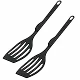 Westmark Flonal Plus 203522E5 - Spatola per padella, resistente al calore fino a 270°C, lunghezza: 28,3 cm, in plastica, colore: Nero