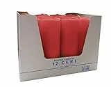Risthò 56198_14 Candele, Cera, Rosso, Taglia Unica